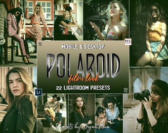 Polaroid Look Lightroom Presets, Film Vintage, 35mm, Mobile & Desktop