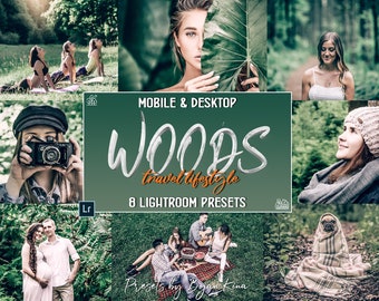 Woods Lightroom Presets, Dark Forest Mobile & Desktop (Digital Download)