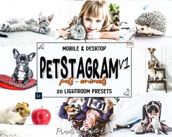 Voorinstellingen voor huisdierfoto's in Lightroom, heldere Instagramfilters (20 voor mobiel en desktop)