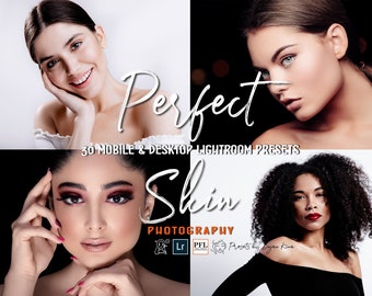 Beauty Portrait Lightroom Presets: Skin Filter (Mobile & Desktop