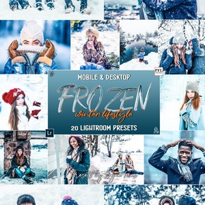 20 WINTER MOOD Lightroom Presets, Winter Holiday Presets / Winter Filters / Outdoor Presets / Blogger Presets / Moody Presets