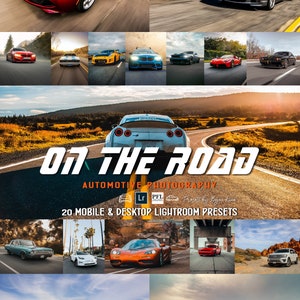 20 AUTOMOTIVE Lightroom Presets for Mobile & Desktop / Minimalist Filters for Instagram / Aesthetic Car presets / DNG + XMP Presets
