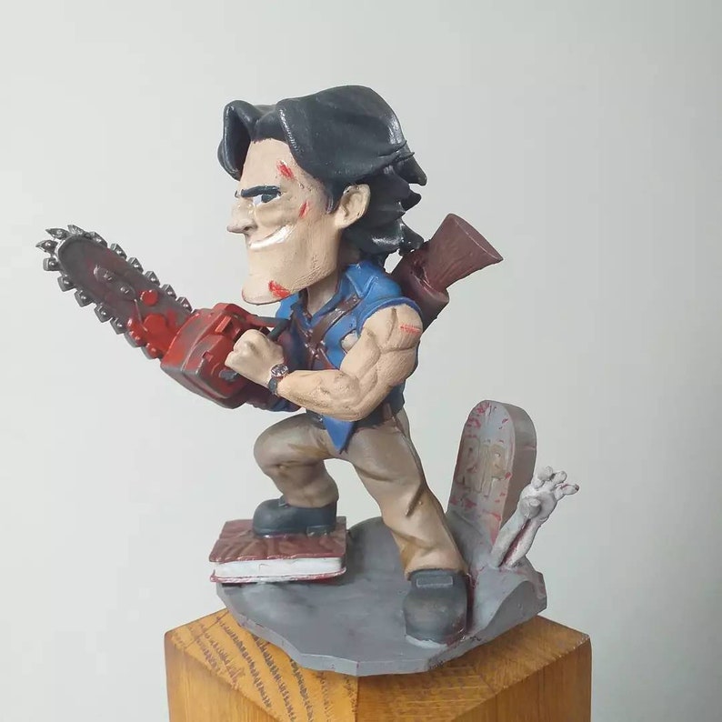 Evil Dead Fanmade 3dprinted Ash Chibi | Etsy