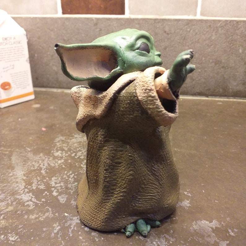 Mini baby yoda resin statues Etsy