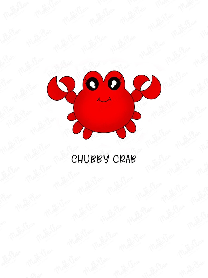 Cubby Crab Cookie Cutter