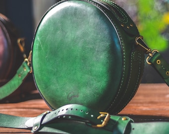 Green round bag discount