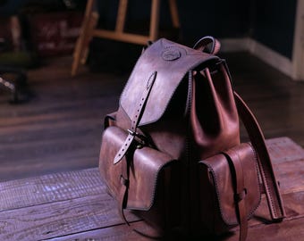 leather backpack for kids