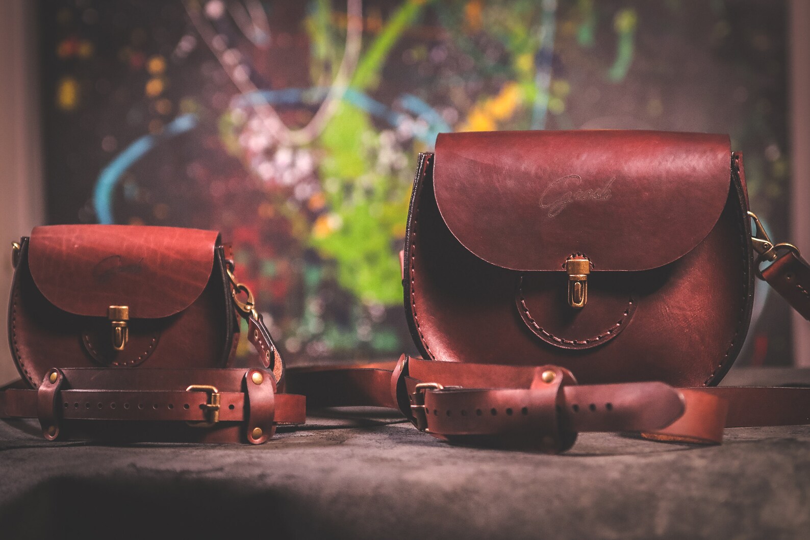 Leather Crossbody Purse Handmade Crossbody Bag Brown Leather Etsy