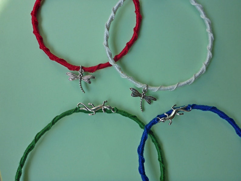 Silber Schwan Herz Fusskettchen heart bird Tibetan silver Swan silver knotted anklet Vogel