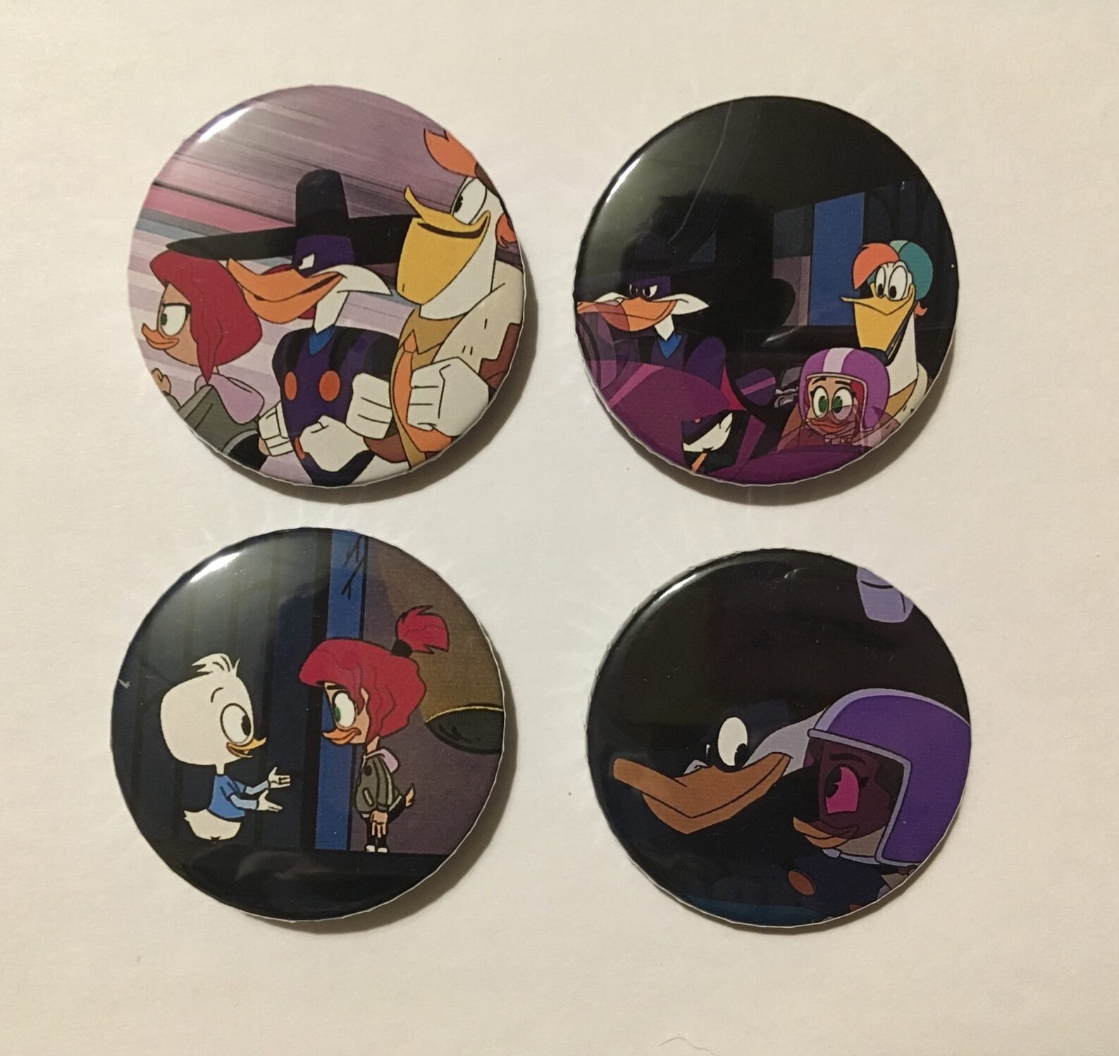 Set of 4 5 Darkwing Duck Pins Ducktales Pins Etsy