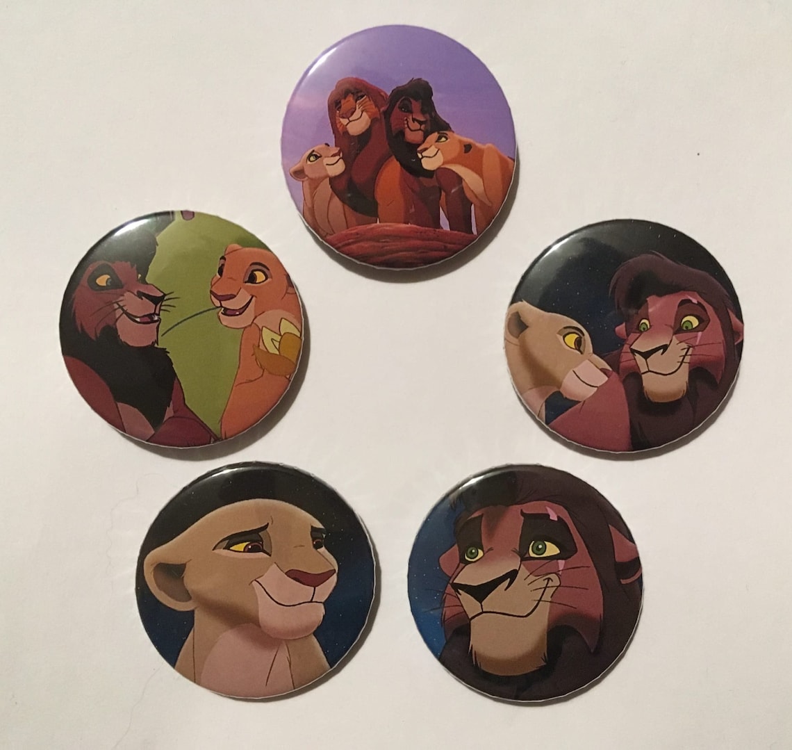 The Lion King Pins Set Simba Nala Pins Etsy