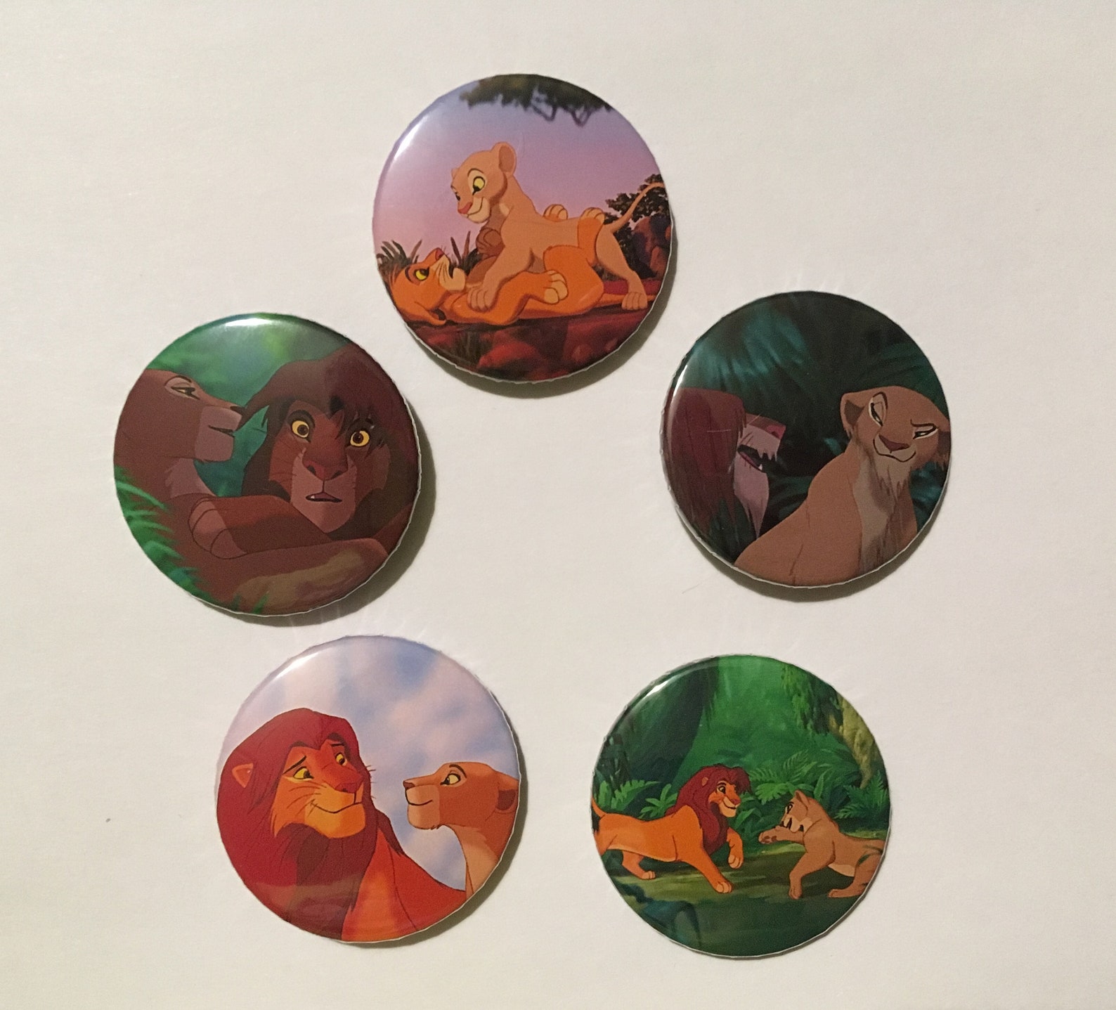 The Lion King Pins Set Simba Nala Pins Etsy