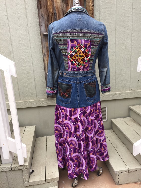 embellished duster coat