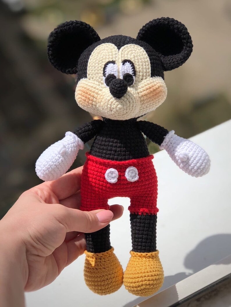 Mickey Mouse ENGLISH pattern Disney crochet pattern Etsy