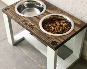 etsy dog feeder