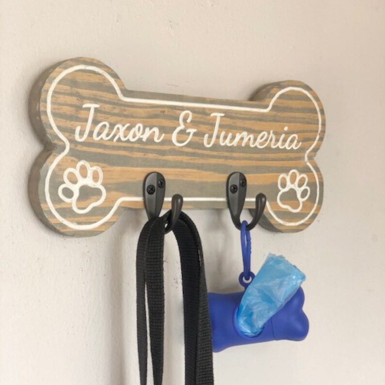 Custom Pet Leash Hanger Dog Leash Holder Dog Lead Dog Lover Etsy