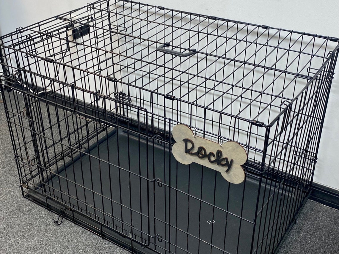 Dog Crate Sign Dog Kennel Sign Personalized Dog Custom Dog Etsy