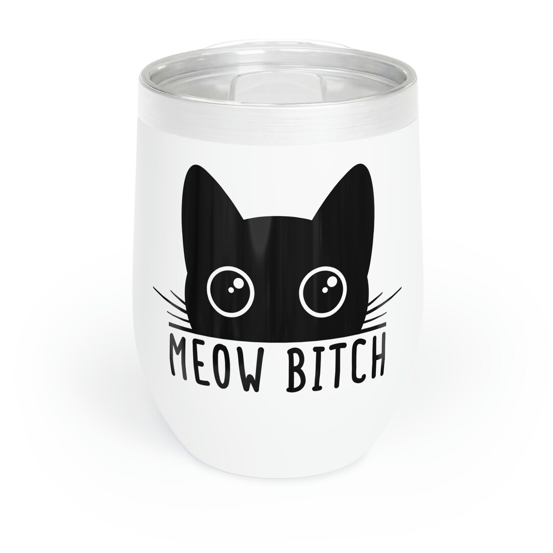 Funny Wine Tumbler for Cat Lover Cat Lover Gift Wine Cat Etsy