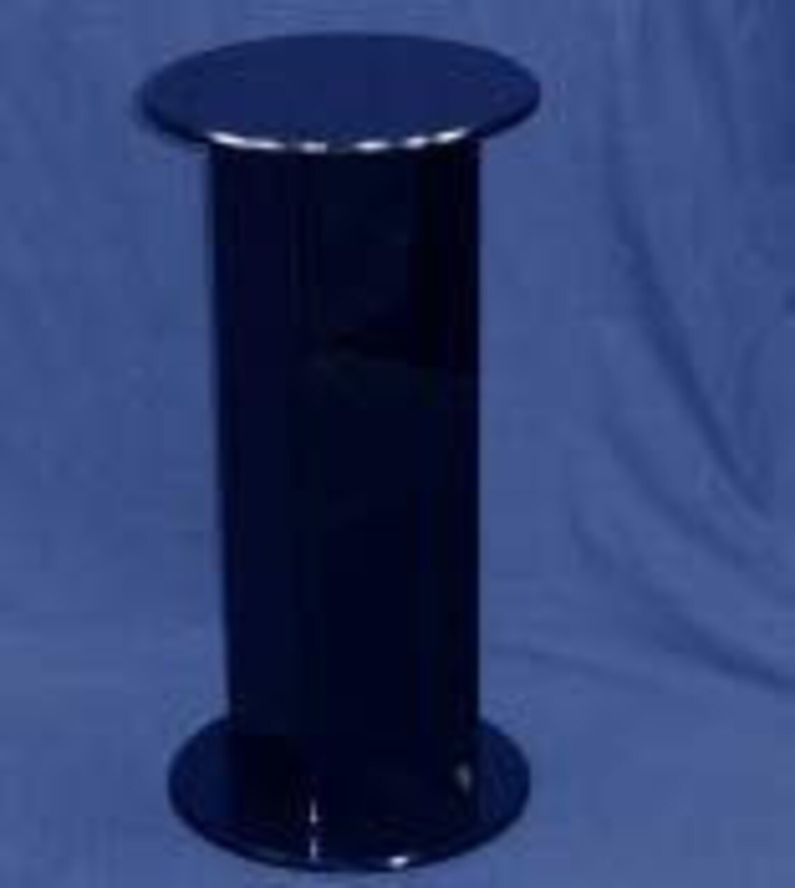 Clear Stands Circular Acrylic Pedestal 30 Inch Black Etsy