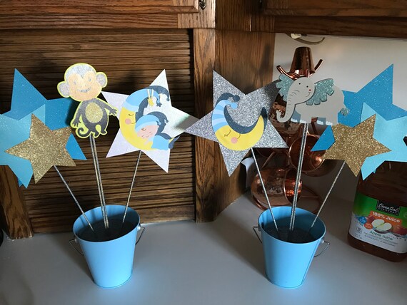 Twinkle Little Star Centerpiece Elephant Centerpiece Etsy