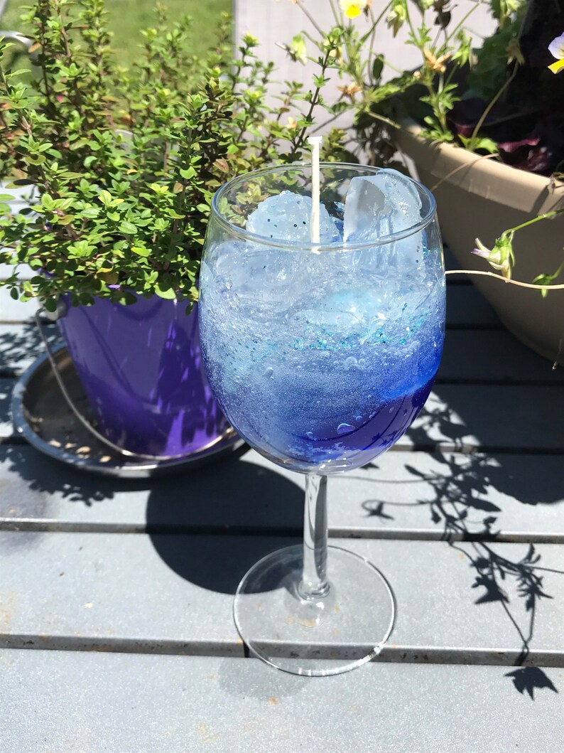 Titanic gel candles Ocean Fragrance glow in the dark wood Etsy