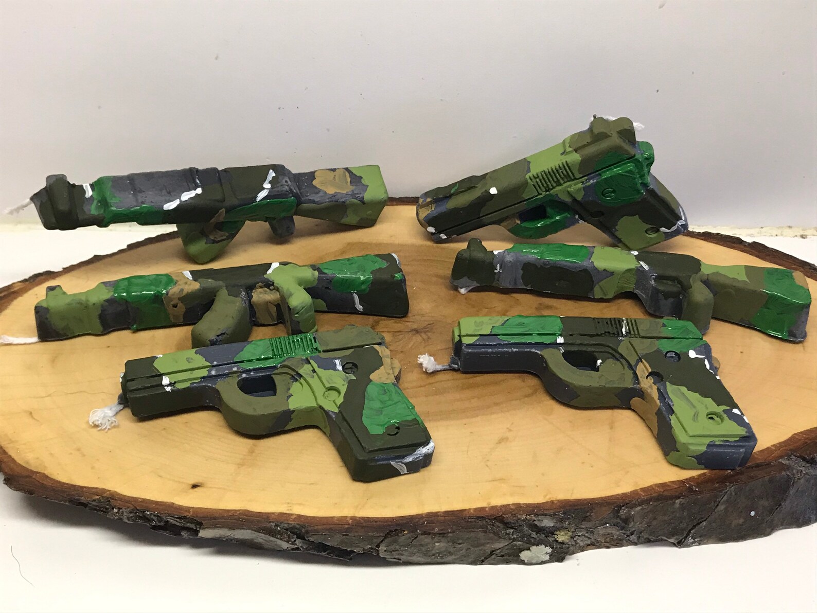 Pistol Birthday Candles Gun Candles Rifle Candles Loot Etsy