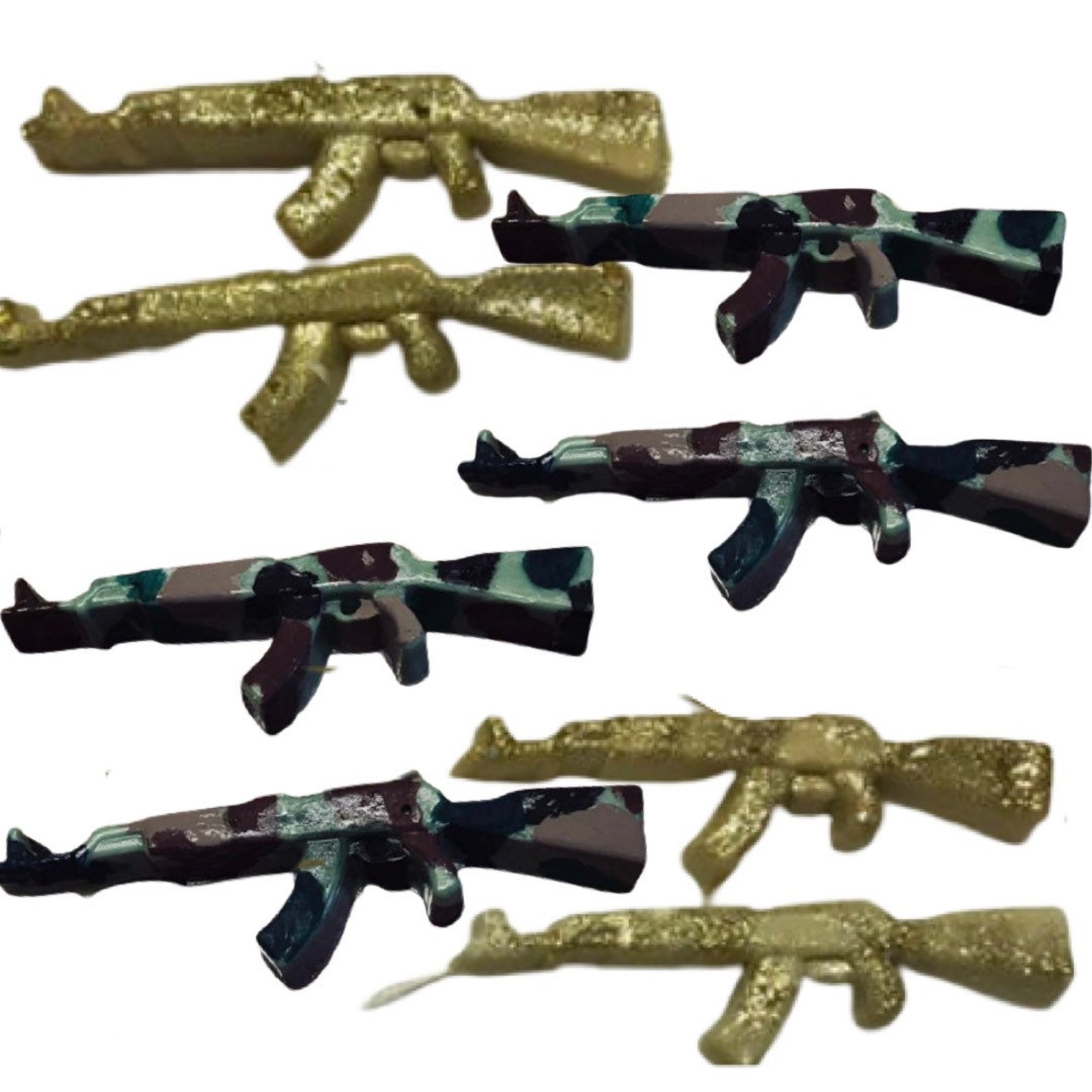 Pistol Birthday Candles Gun Candles Rifle Candles Loot Etsy