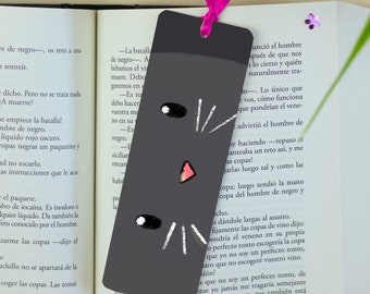 Black Cat Bookmark - Cat lovers gifts