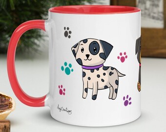 Dog Mug gift - Unique and cute animal mug/ coffee lovers