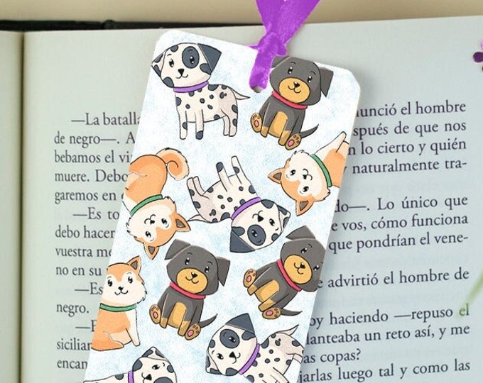 Dog Bookmark gifts - Unique handmade bookmark/animal bookmark