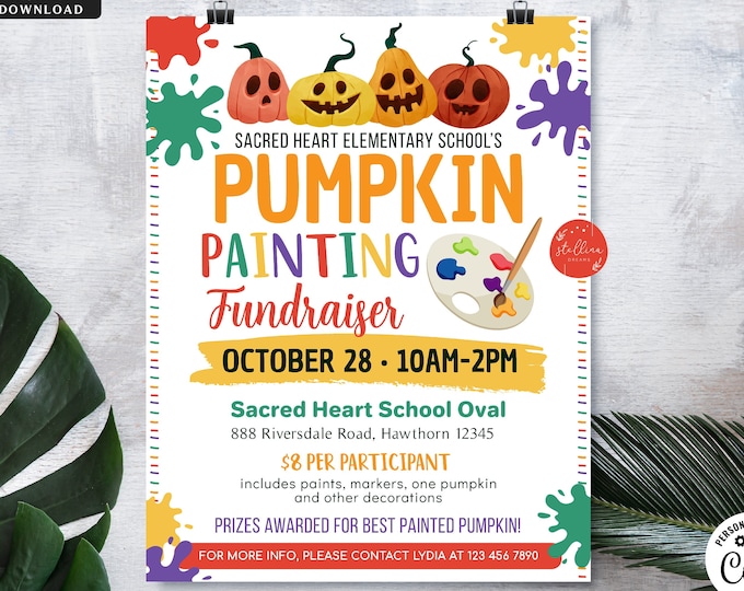 EDITABLE Halloween Costume Swap Flyer, Kids Costume Drive Fundraiser ...