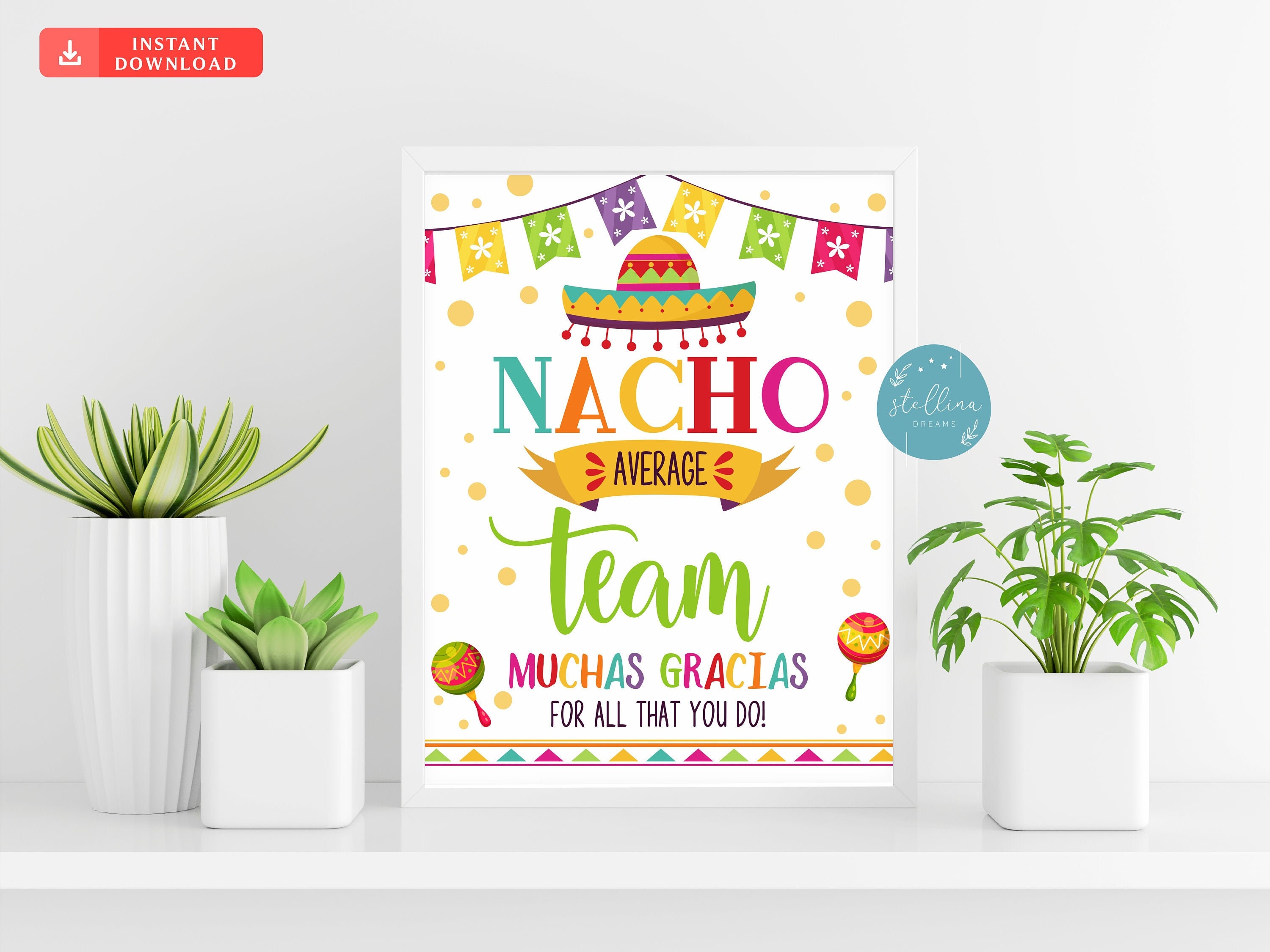 Nacho Average Team Team Members Appreciation Staff Etsy
