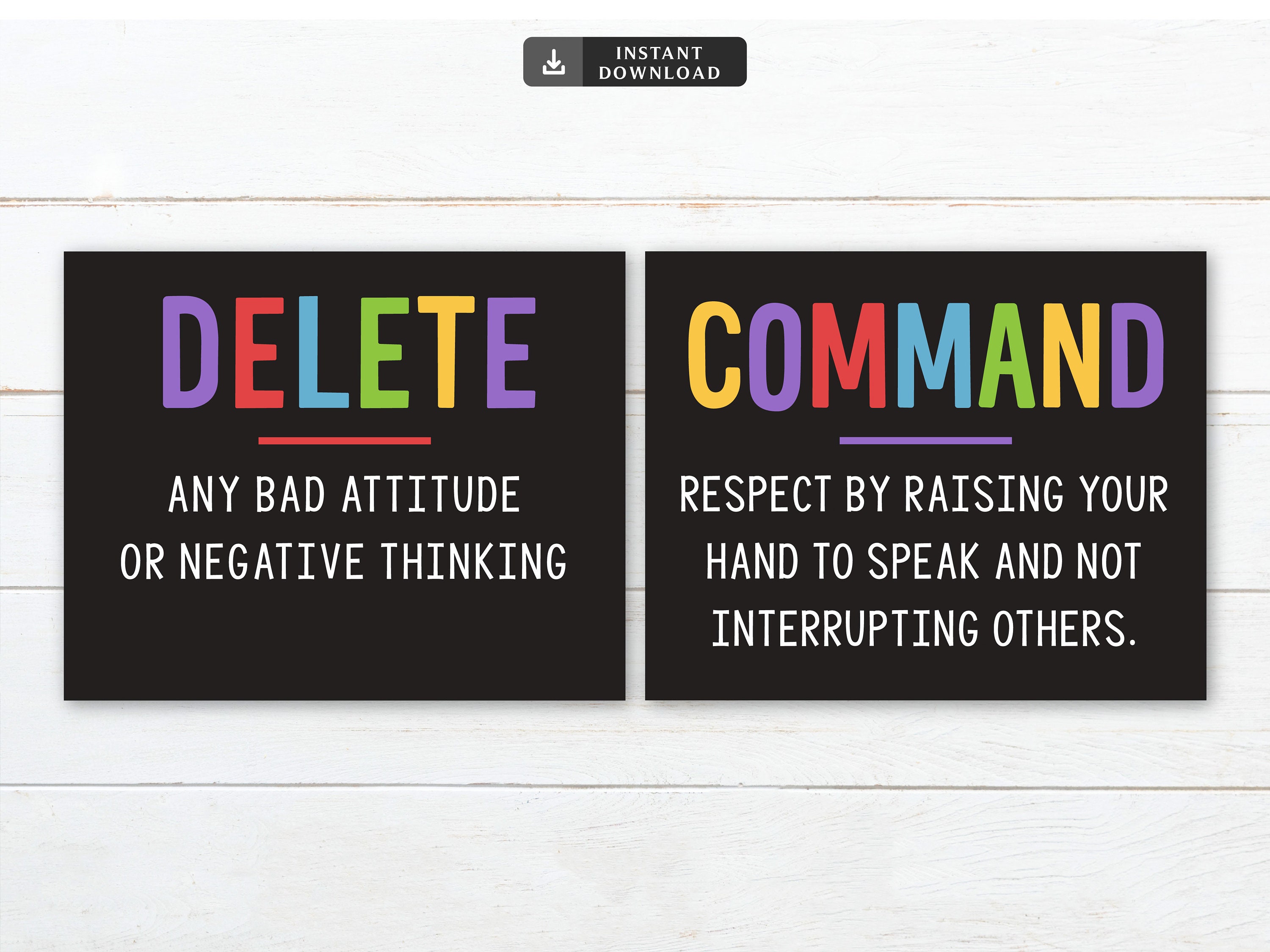 Computer Lab Poster Set Classroom Decor Set of 7 Computers Etsy Australia