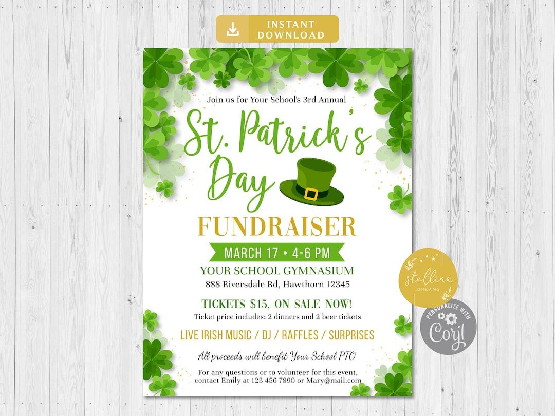 ideas for saint patrick day fund raising