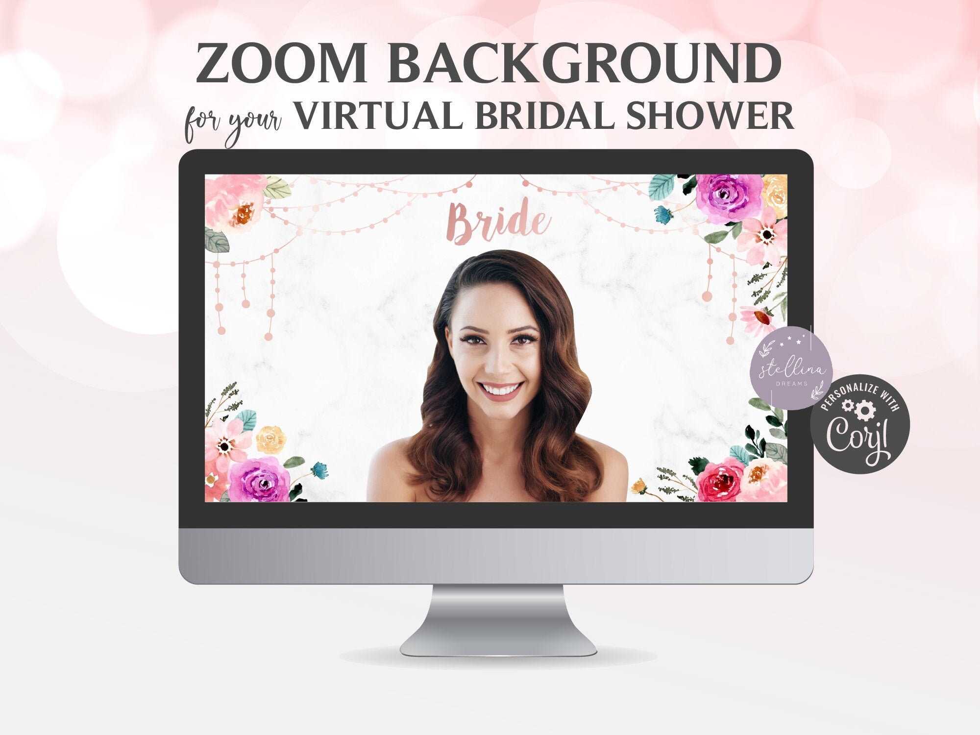 Bridal Shower Zoom Backgrounds