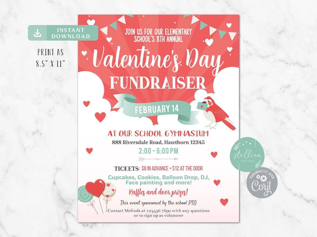 valentine-s-day-fundraiser-flyer-valentine-class-party-invite-church-festival-valentine-event
