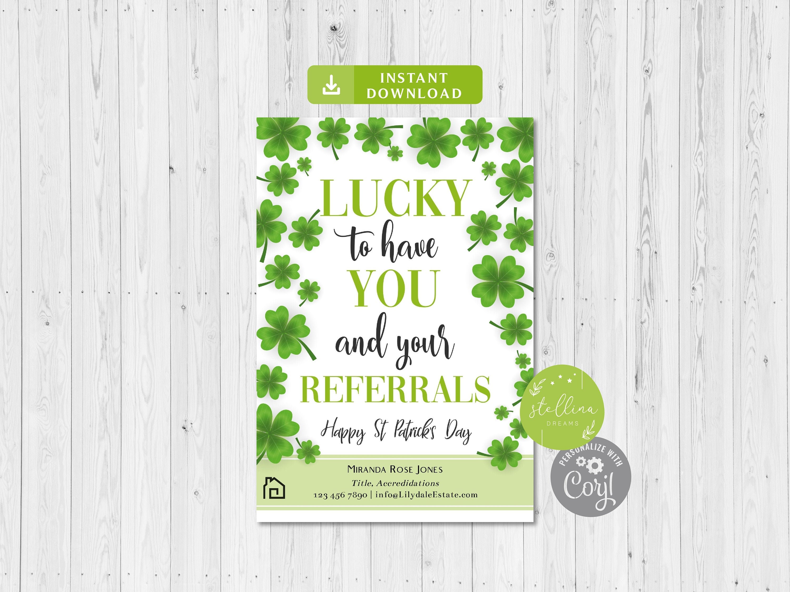 st patricks day pop by