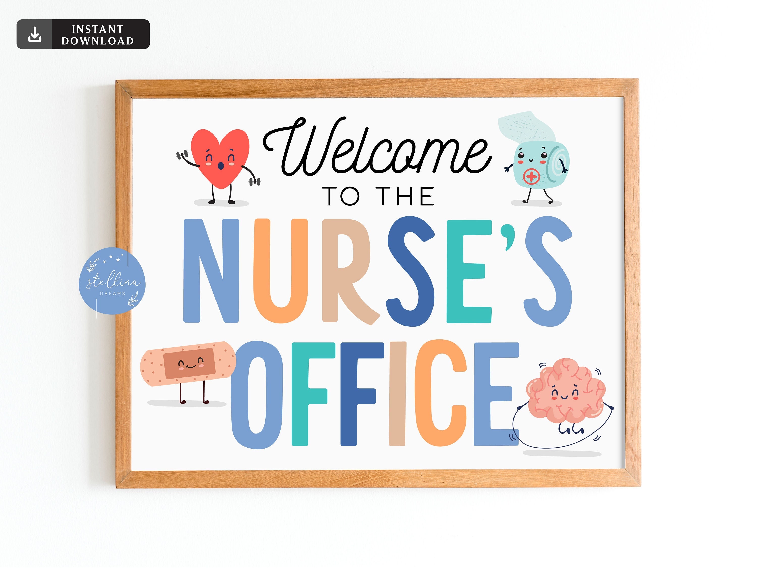 Printable to the Nurse's Clinic Sign School Etsy Australia