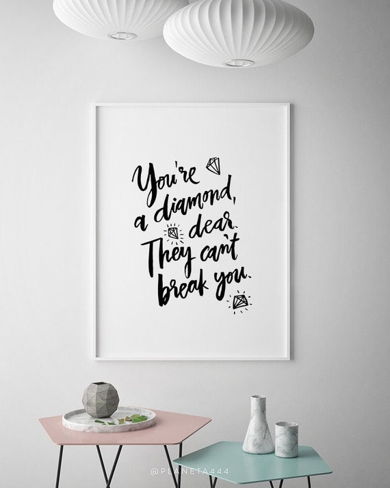 Empowering Quotes for Women, Inspirational Wall Art, Female