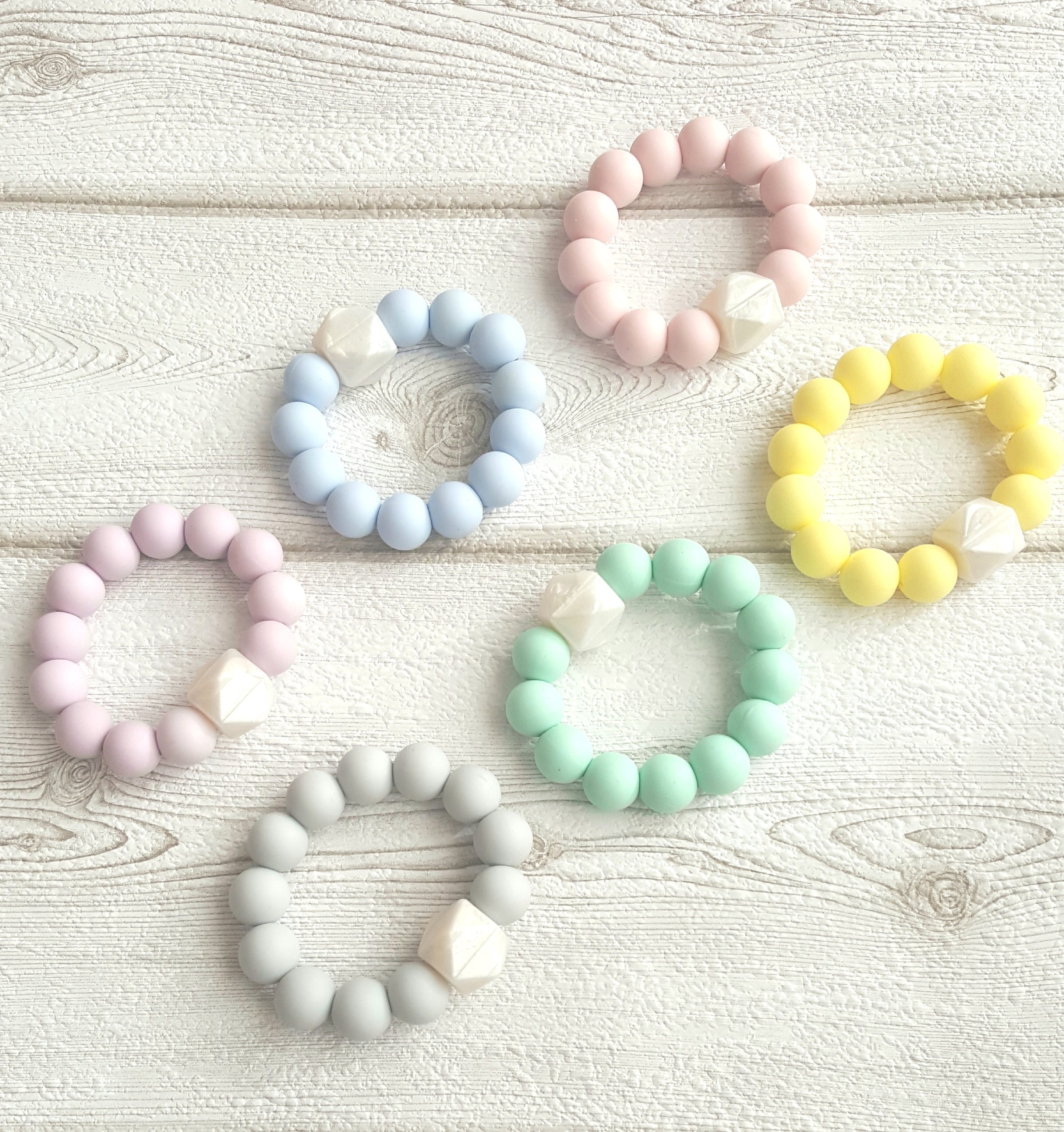 Water Filled Baby Teether Ring Star BPA Free Soother Sore Gums Toddlers Boy Girl