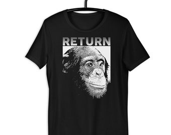 Return to Monke Vintage Black Unisex T-shirt | Etsy