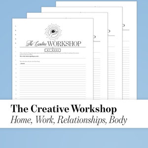 Abraham Hicks kreativa workshop: Attraktionslagen utskrivbar (A4/US Letter)