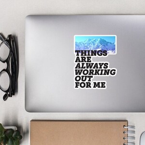 Stickers Abraham Hicks, Sticker Loi de l'Attraction, C'est déjà à vous, ensembles de tableaux de visualisation, décoration Manifest it Macbook, Manifestation Art