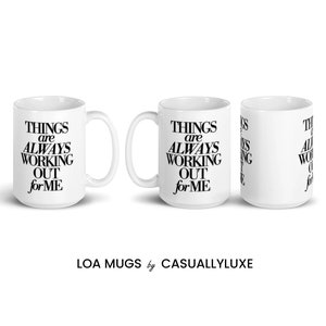 Law of Vibration Mug Abraham Hicks Gift High Vibration Manifesting Coffee Cup LOA Manifestation Quote Positive Affirmations Mug