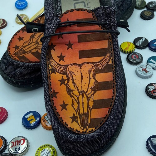 Mens Alligator Customized Hey Dude 