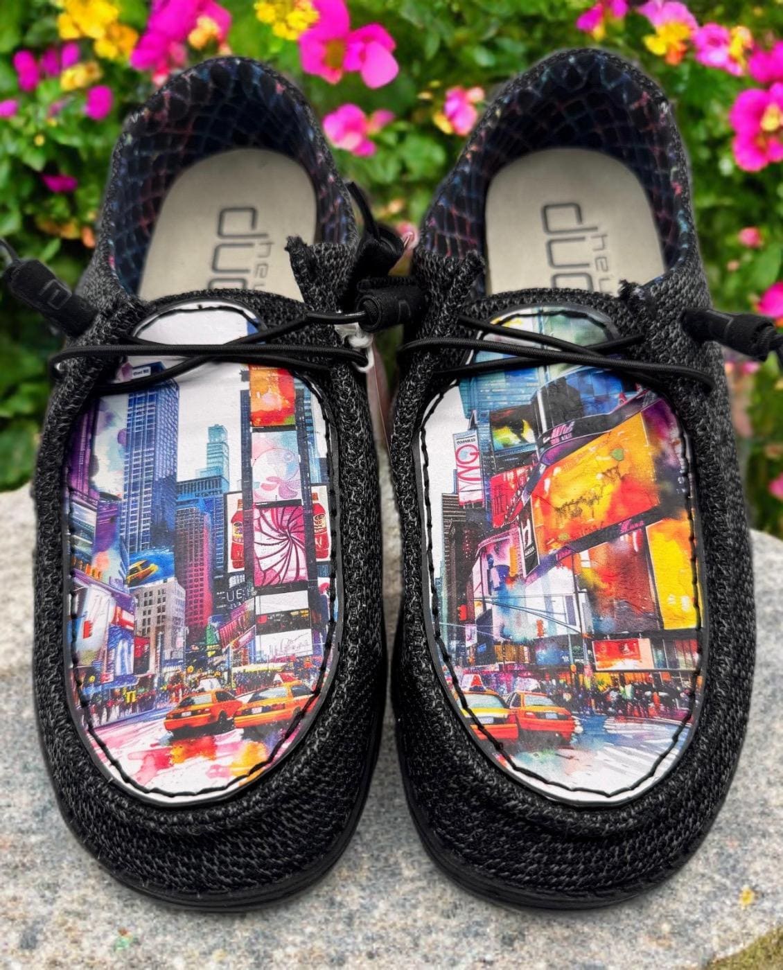 Custom Leather Top Hey Dudes New York