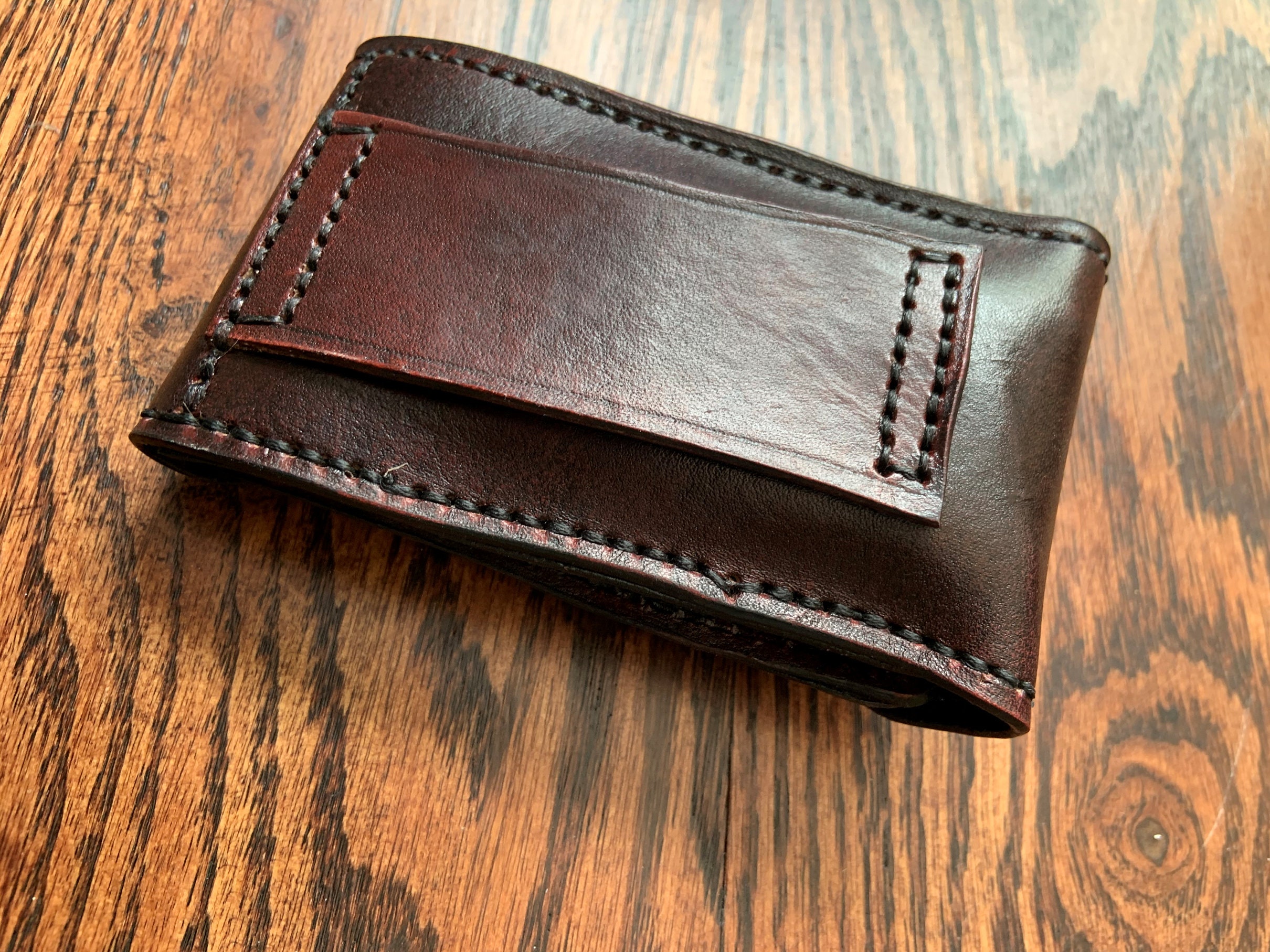 Custom Hand Tooled and Painted Genuine Leather Ammo Wallet Etsy