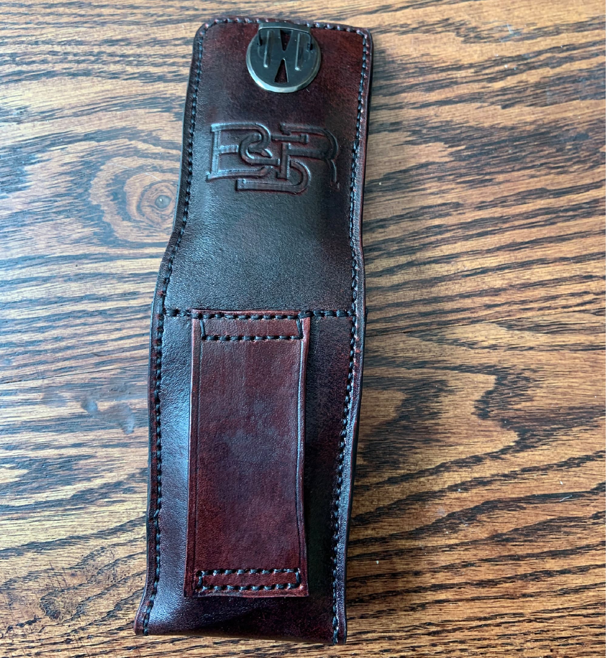 Custom Hand Tooled and Painted Genuine Leather Ammo Wallet Etsy