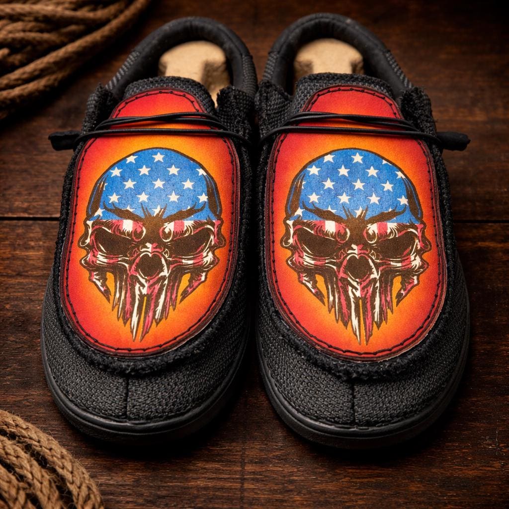 Jack Skellington Hey Dude Shoes - Etsy display picture 3
