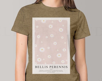 T-shirt femme graphique BOHO | T-shirts verts | T-shirt à fleurs pour femme | Tshirt Papillon, TShirt Abeille Tshirt vintage CelestesStudio©